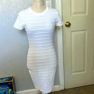 MICHAEL KORS WHITE BODYCON DRESS